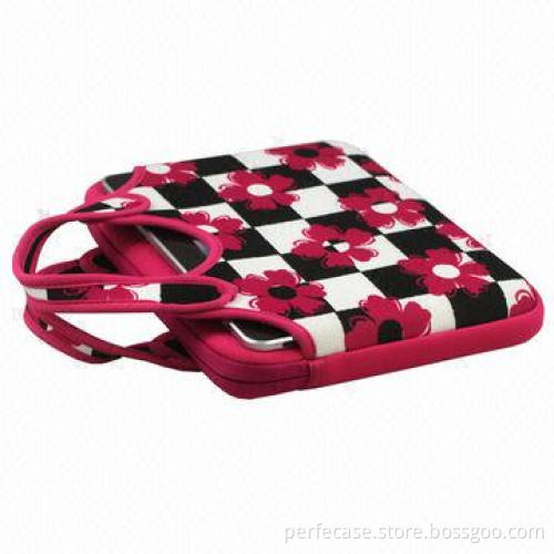 Laptop Neoprene Sleeve, 10 Inches, Sublimation Printing, with Extra iPad Pocket, Carrying Handle